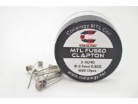 Coilology MTL FUSED CLAPTON špirálky Ni80 2-30/40 0,8Ω - 10ks