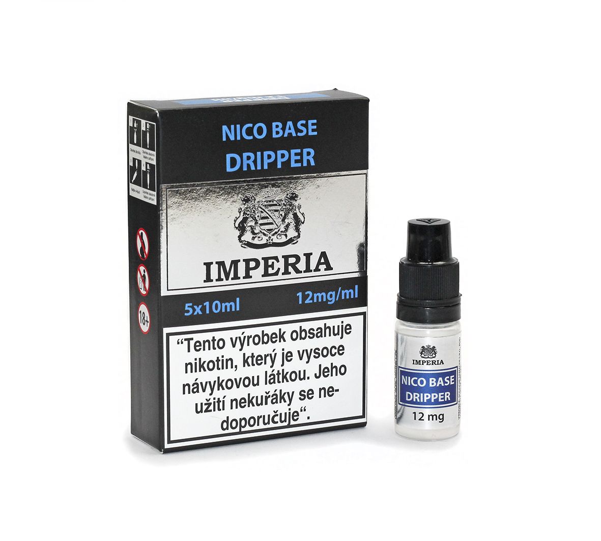 Dripper Base Imperia 12 mg - 5x10ml (30PG/70VG)