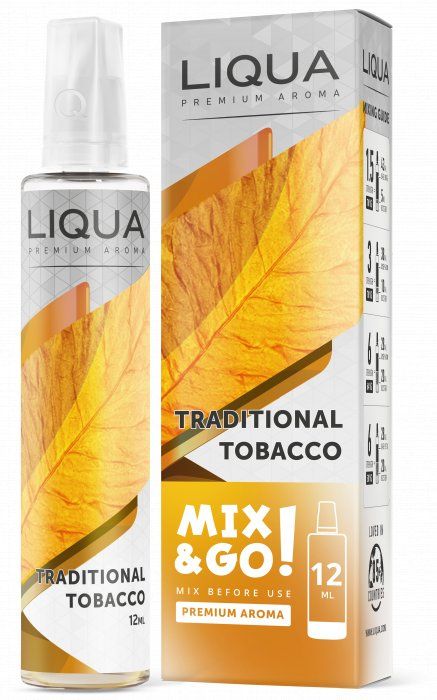 TRADIČNÝ TABAK / Traditional Tobacco - LIQUA Mix&Go 12ml Ritchy Group