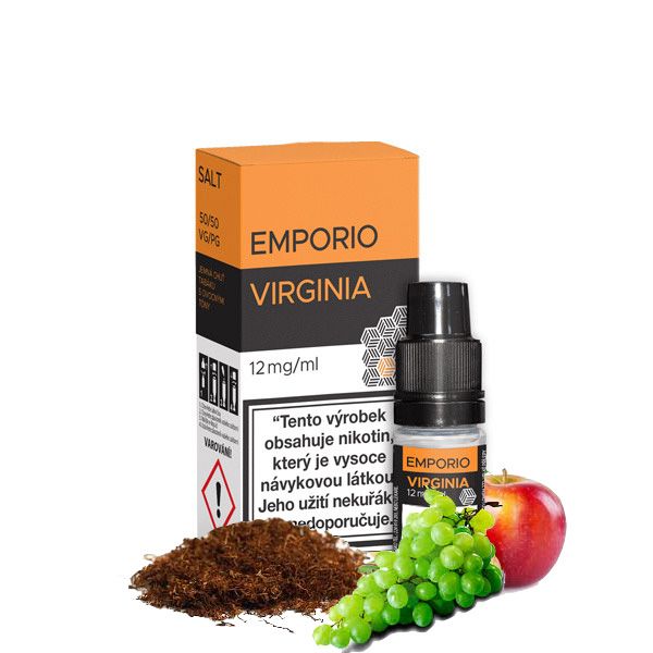VIRGINIA (Tabaková zmes s ovocnými tónmi) - E-liquid Emporio Salt 10ml