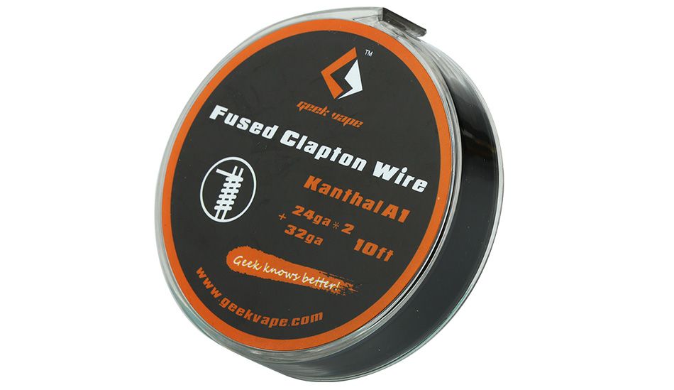GeekVape FUSED CLAPTON odporový drôt Kanthal A1 24GAx2+32GA, 3m