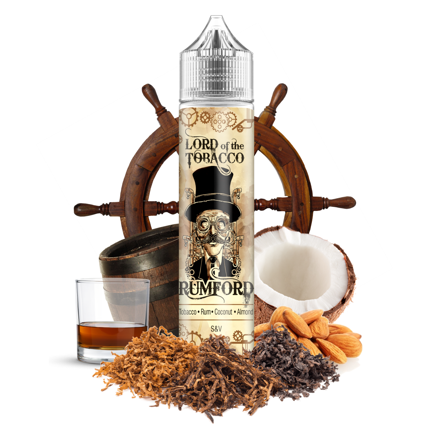 RUMFORD / tabak, rum, mandle, kokos - Lord of the Tobacco shake&vape 12ml Dream Flavor