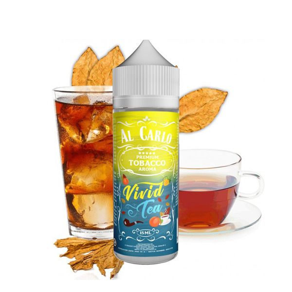 VIVID TEA / Ovocný čaj & tabak - shake&vape AL CARLO 15 ml