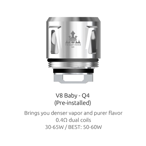 Žhaviaca hlava Q4 pre TFV8 Baby - 0.4 ohm SMOK