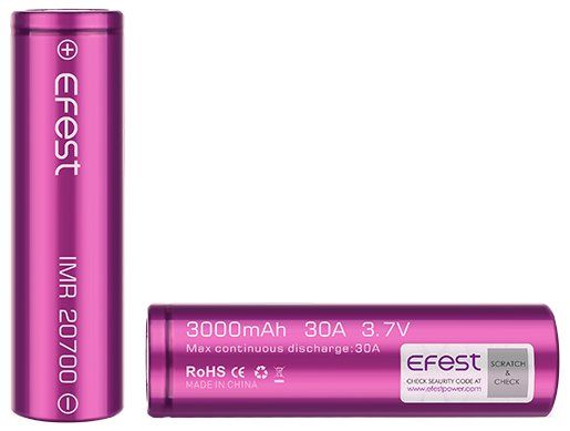 Batérie EFEST 20700 - 3000mAh 30A iJOY