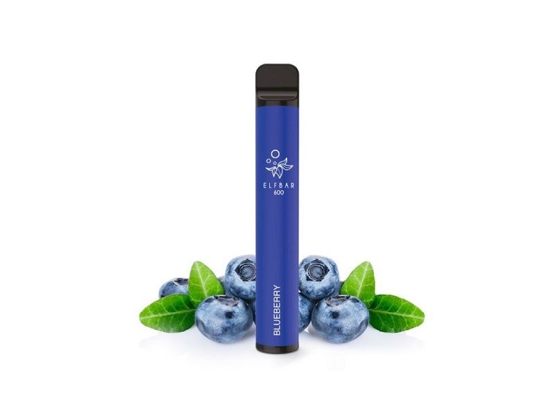 BLUEBERRY 20mg/ml - ELF BAR 600 - jednorazová e-cigareta