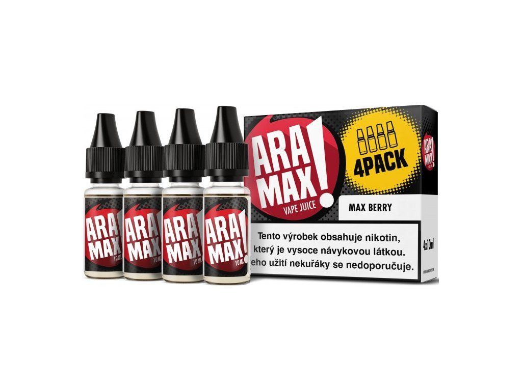 MAX BLUEBERRY - Aramax 4pack 4x10ml