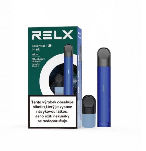 Elektronická cigareta RELX ESSENTIAL POD STARTER KIT - Blueberry Splash
