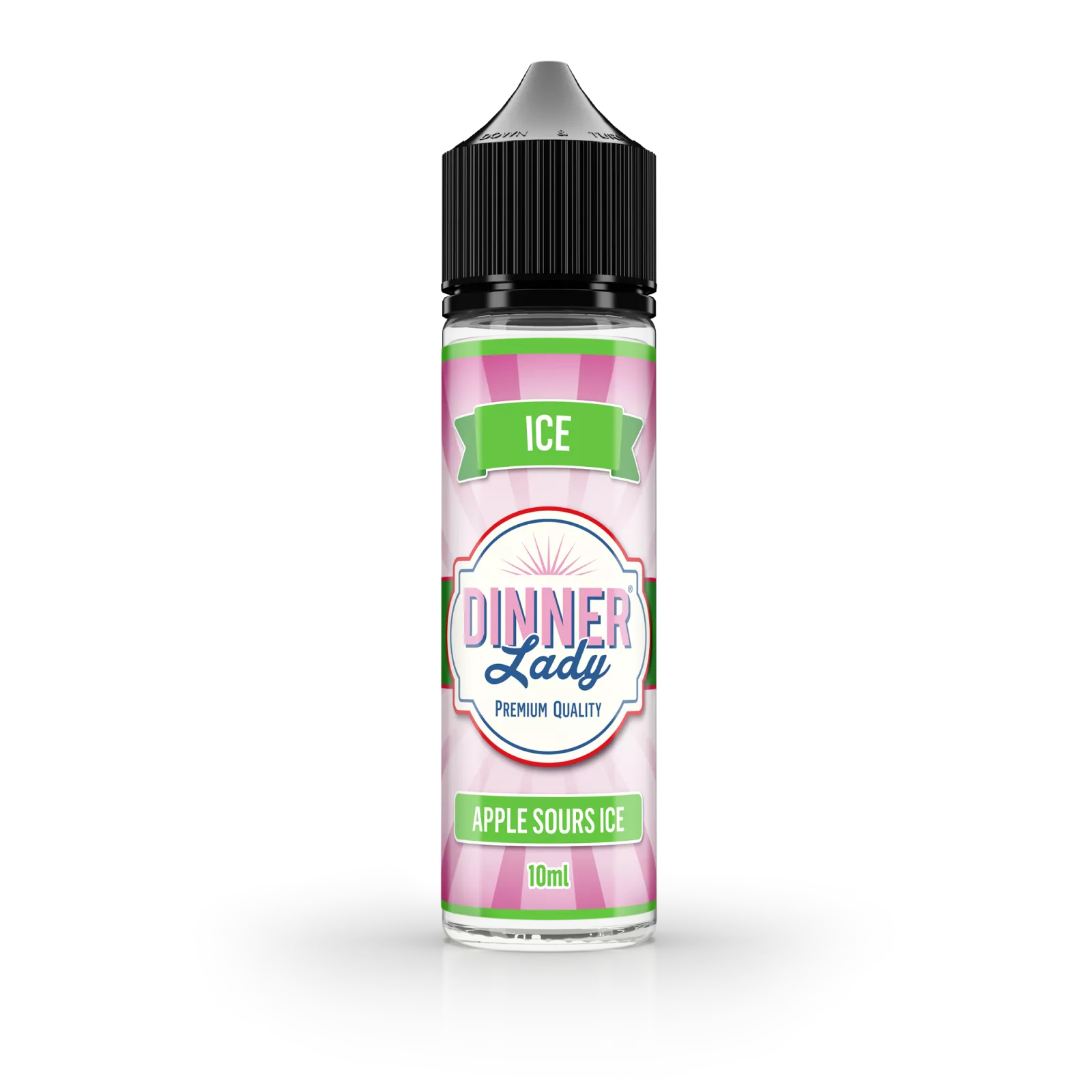 APPLE SOURS ICE / Jablko s coolingom - shake&vape Dinner Lady Ice 20 ml