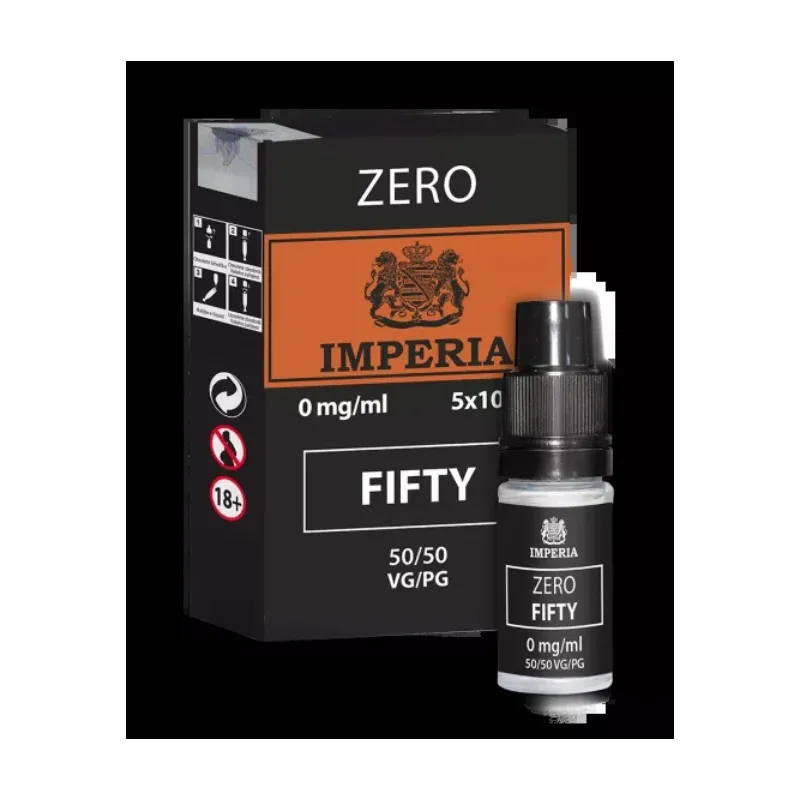 Imperia Zero Fifty beznikotínová báza (50VG/50PG) 5x10ml