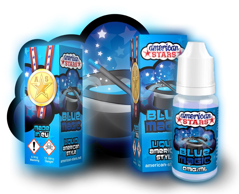 BLUE MAGIC - e-liquid American Stars 10ml Flavourtec