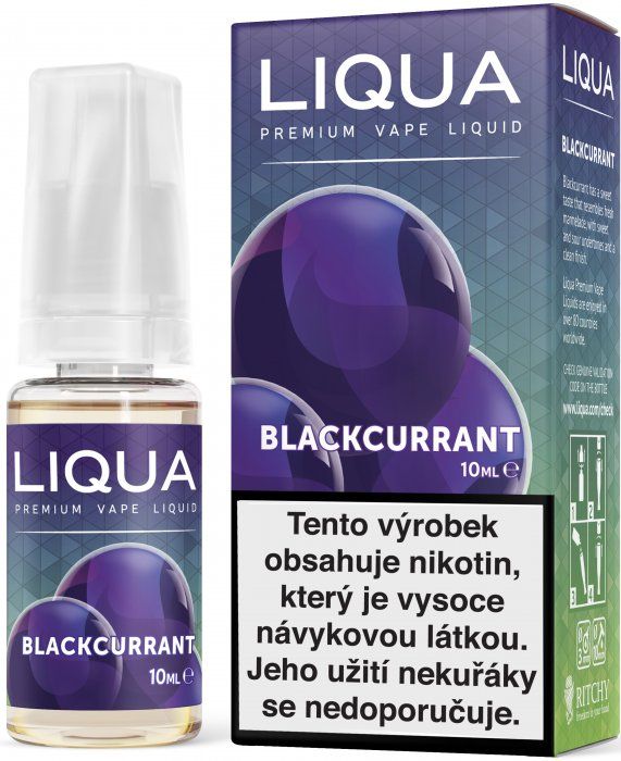 ČIERNE RÍBEZLE / Blackcurrant - LIQUA Elements 10 ml
