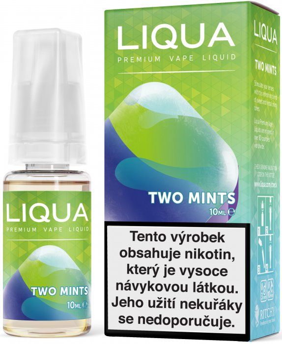 MÄTA S MENTOLOM / Two Mints- LIQUA Elements 10 ml