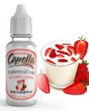 JAHODY SO SMOTANOU / Strawberries & Cream - Aróma Capella | 13 ml