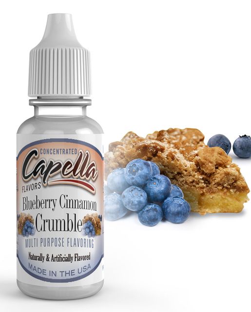 ČUČORIEDKOVÝ KOLÁČ / Blueberry Cinnamon Crumble - Aróma Capella